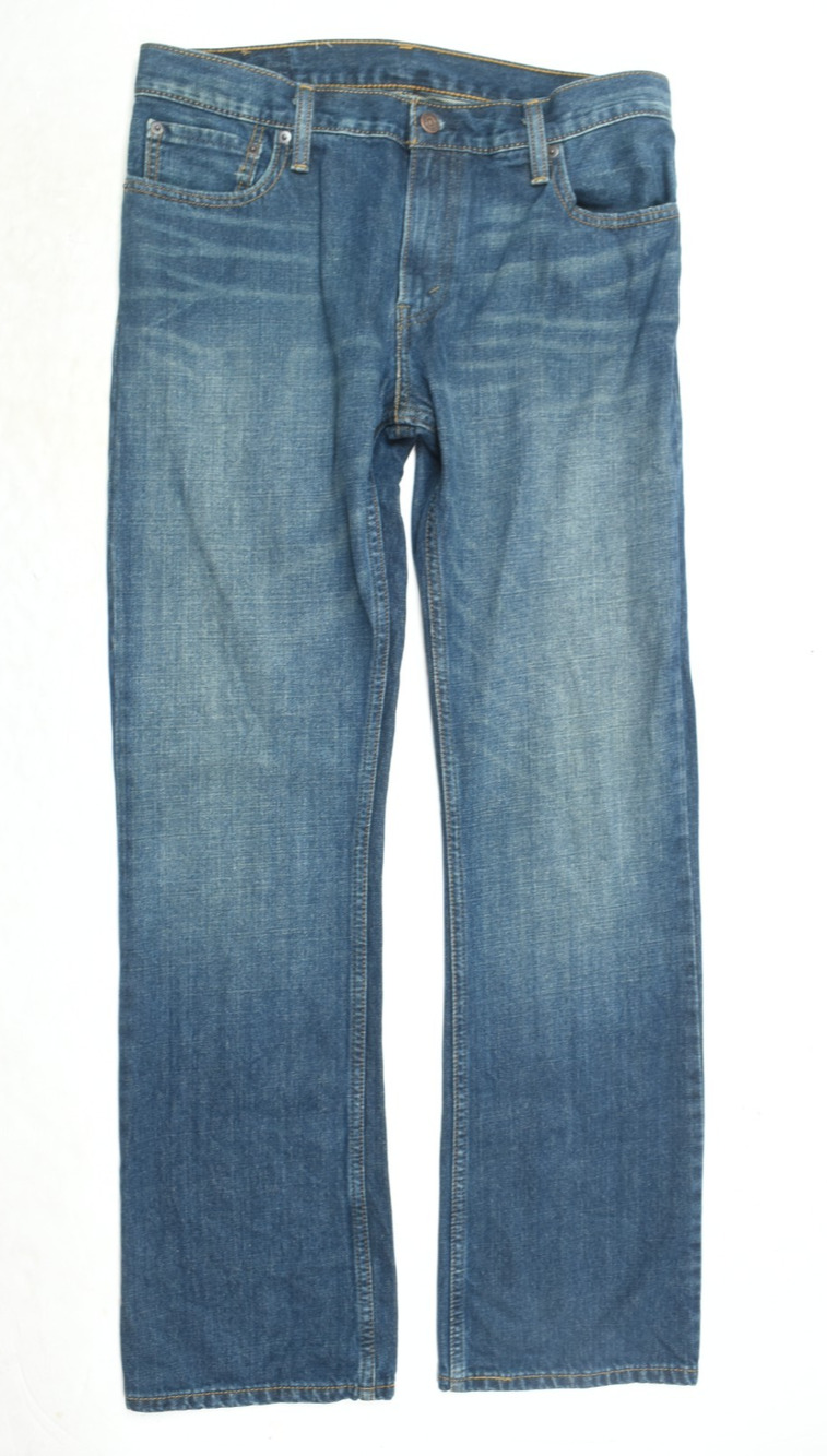 Levis 527 Boot Cut Jeans Mens 32x32 Blue Standard Fit 5-Pockets Cotton Denim Y2K